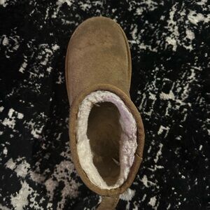 UGG Tan Kids Boots with Cream Lining
